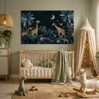 tableau chambre bébé paysage