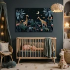 tableau chambre bébé paysage