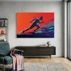 tableau deco athlétisme -coureur
