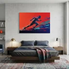 tableau deco athlétisme -coureur