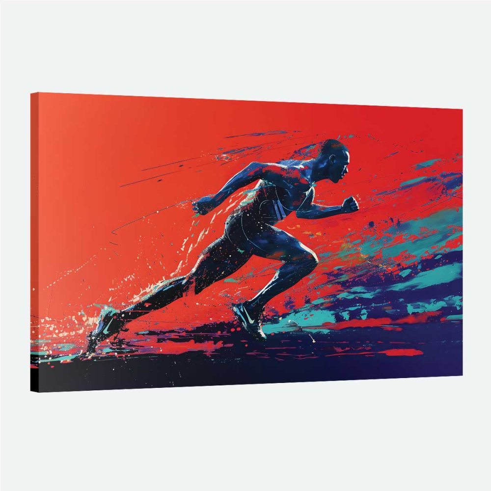 tableau-deco-athlétisme -coureur tableau deco athlétisme -coureur