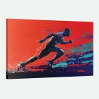 tableau deco athlétisme -coureur