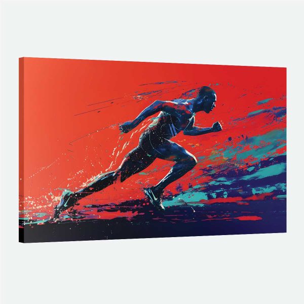 tableau-deco-athlétisme -coureur tableau deco athlétisme -coureur