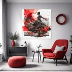 tableau espagne-danseuse flamenco