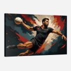 tableau handball peinture