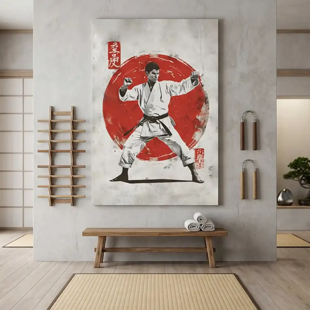 tableau karate vintage tableau karate vintage