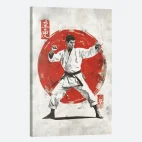 tableau karate vintage