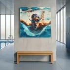tableau natation moderne