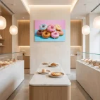 tableau pâtisserie donuts