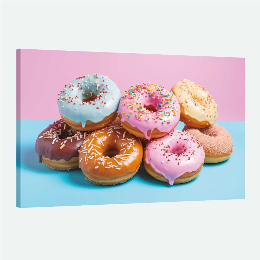 tableau-patisserie-donuts tableau pâtisserie donuts