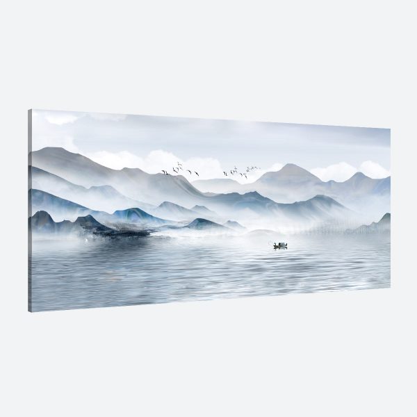 tableau paysage japonais
