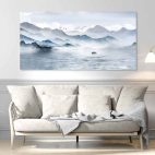 tableau paysage japonais