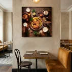 tableau restaurant brasserie composition