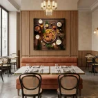 tableau restaurant brasserie composition