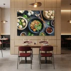 tableau restaurant chinois moderne