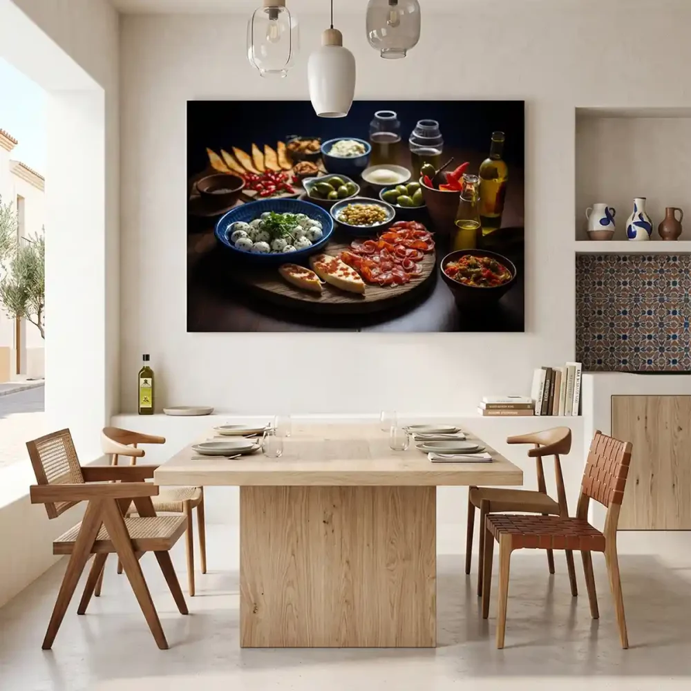 tableau restaurant espagnol plat tableau restaurant espagnol plat
