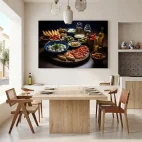 tableau restaurant espagnol plat