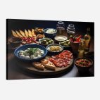 tableau restaurant espagnol plat