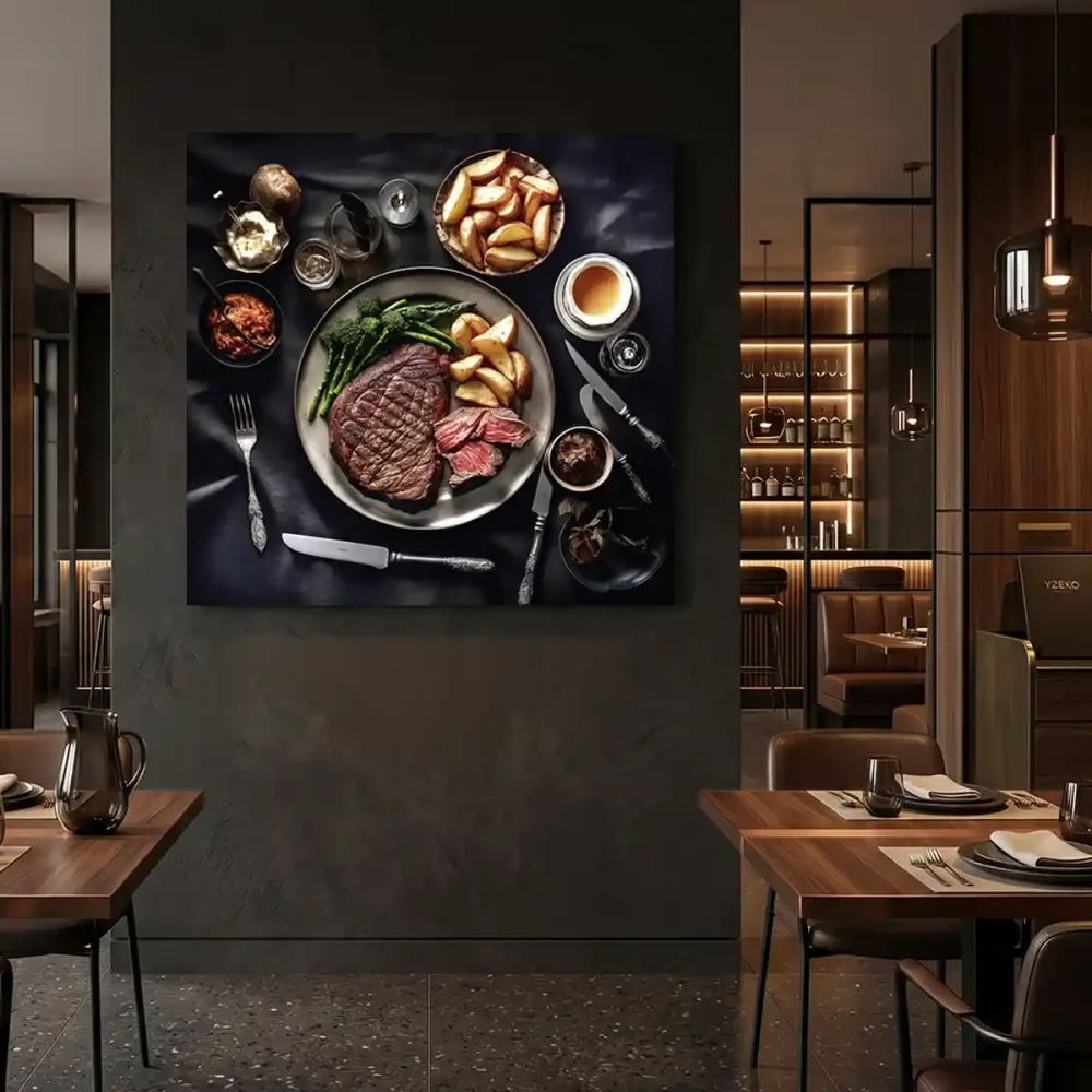 tableau restaurant grill composition tableau restaurant grill composition