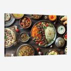 tableau restaurant indien traditionnel