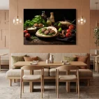 tableau restaurant libanais composition