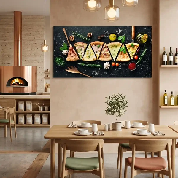 tableau restaurant pizzeria moderne