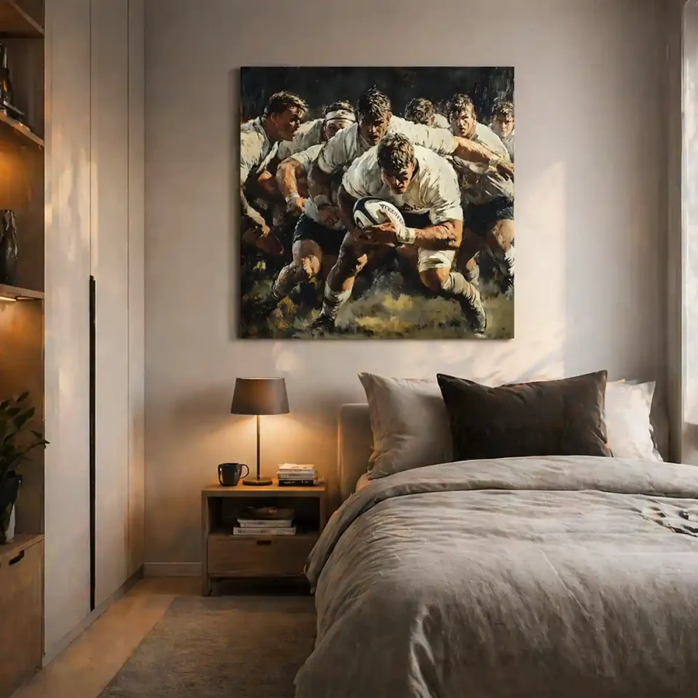 tableau rugby peinture tableau rugby peinture