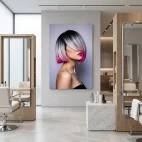 tableau salon de coiffure moderne
