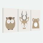 tableau chambre bébé animaux