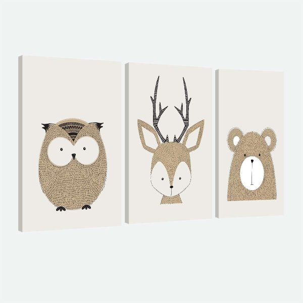 tableau chambre bébé animaux