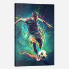 tableau deco football chambre