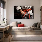 tableau deco judo moderne