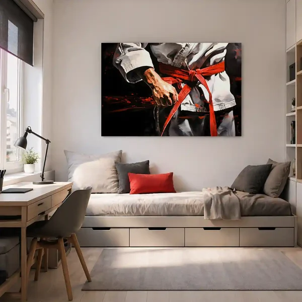 tableau deco judo moderne