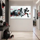 tableau football americain moderne