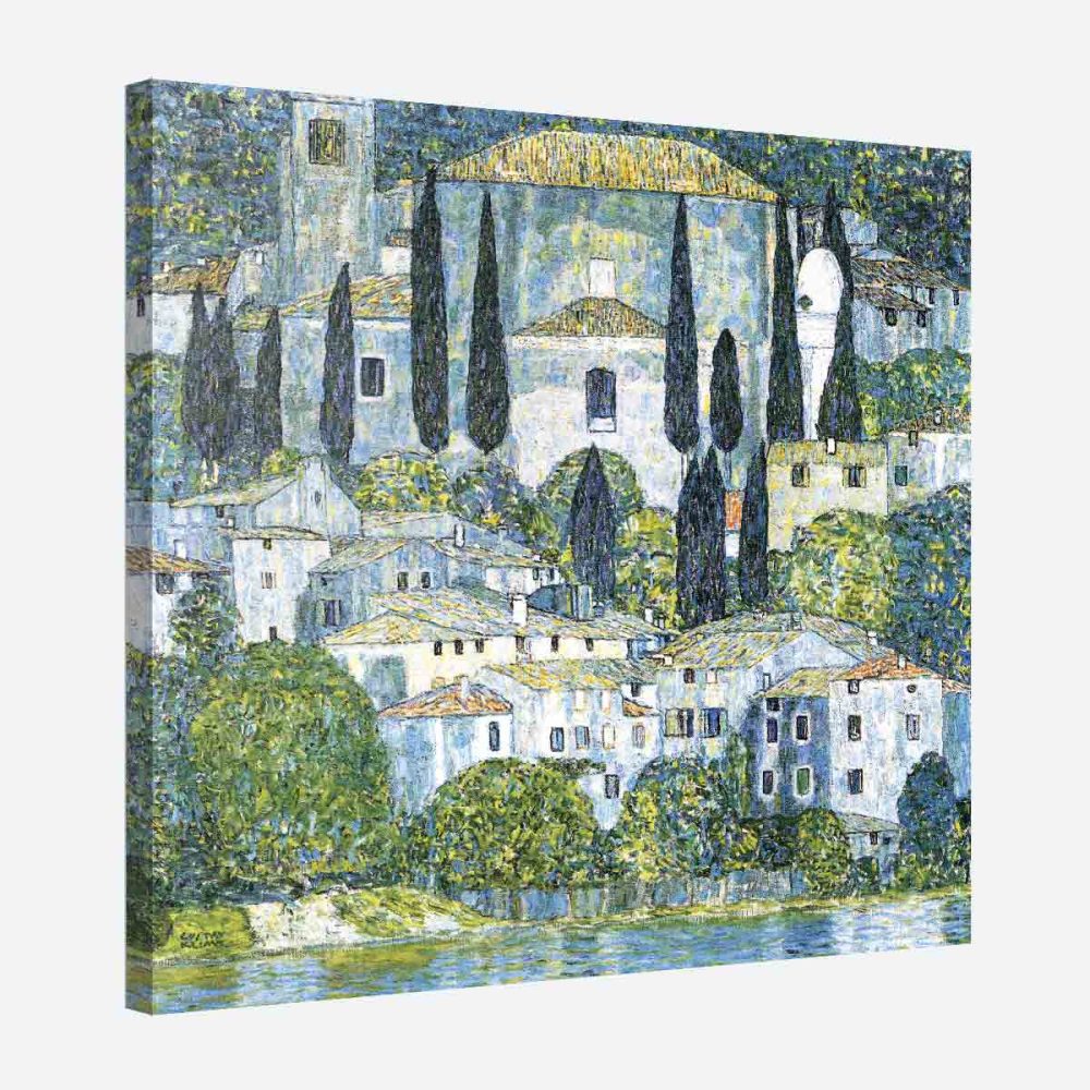 Tableau Klimt-Kirche in Cassone Tableau Klimt-Kirche in Cassone