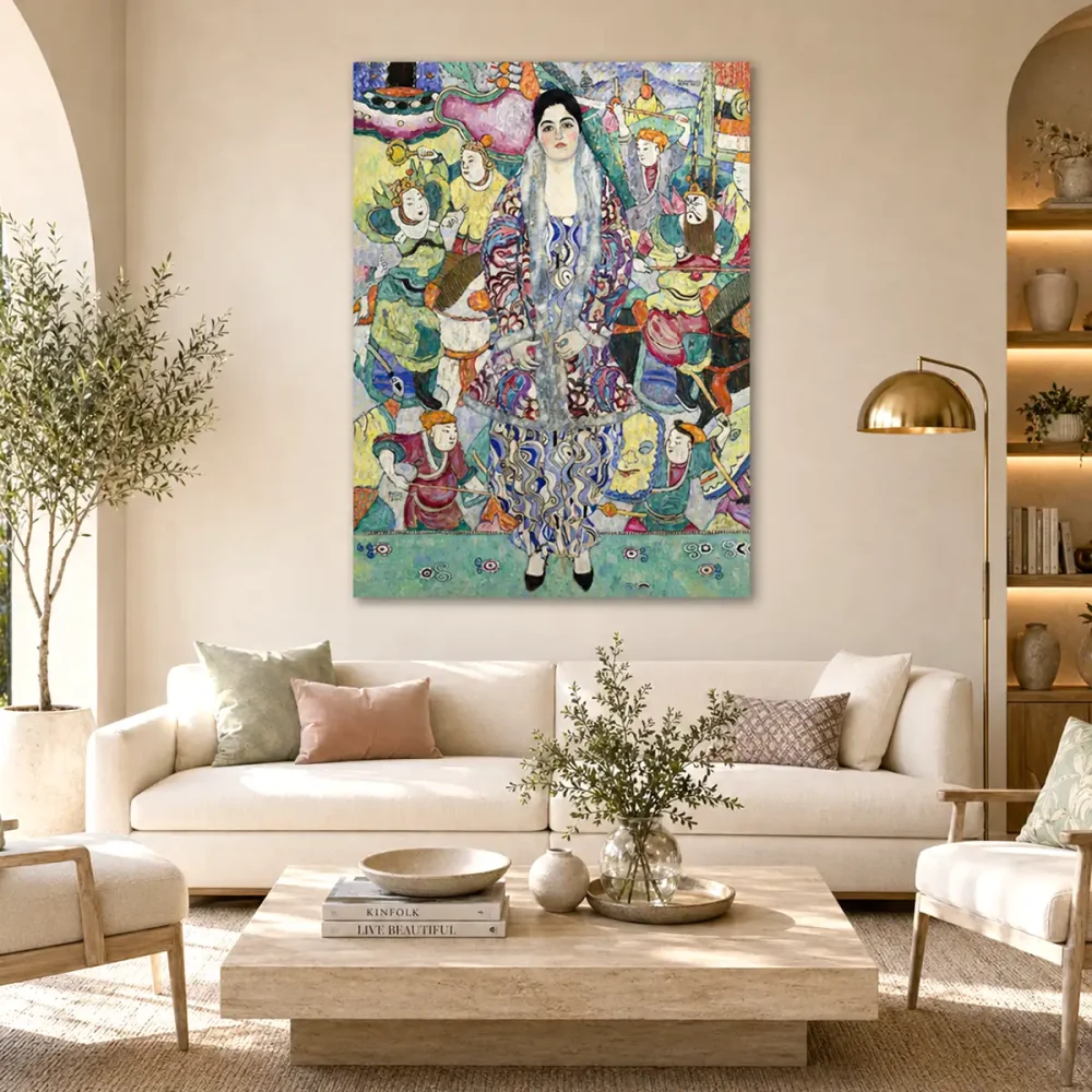 tableau-klimt-portrait-de-Friederike-Maria-Beer Tableau Klimt-Portrait de Friederike Maria-Beer