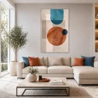 tableau minimaliste formes geometriques