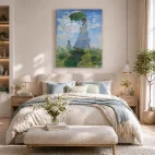 tableau Monet femme à l'ombrelle