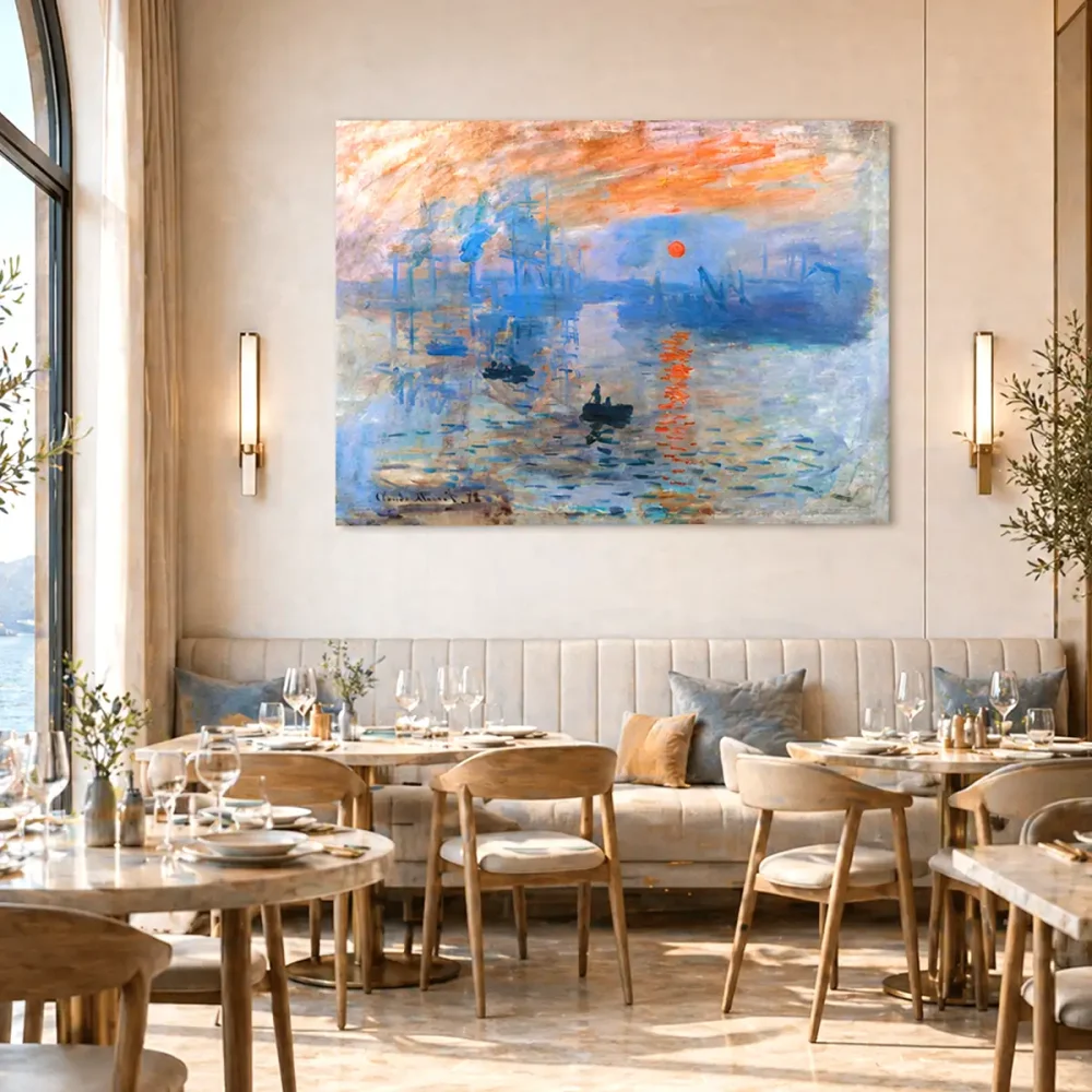 tableau Monet-impression soleil levant tableau Monet-impression soleil levant