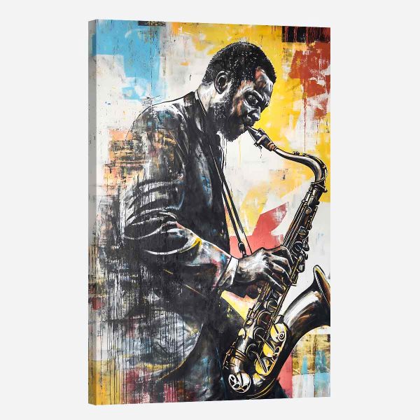 Tableau musique-jazz saxophone Tableau musique-jazz saxophone