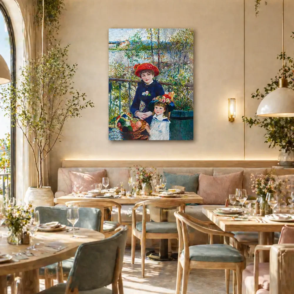 tableau Renoir les deux soeurs tableau Renoir les deux soeurs