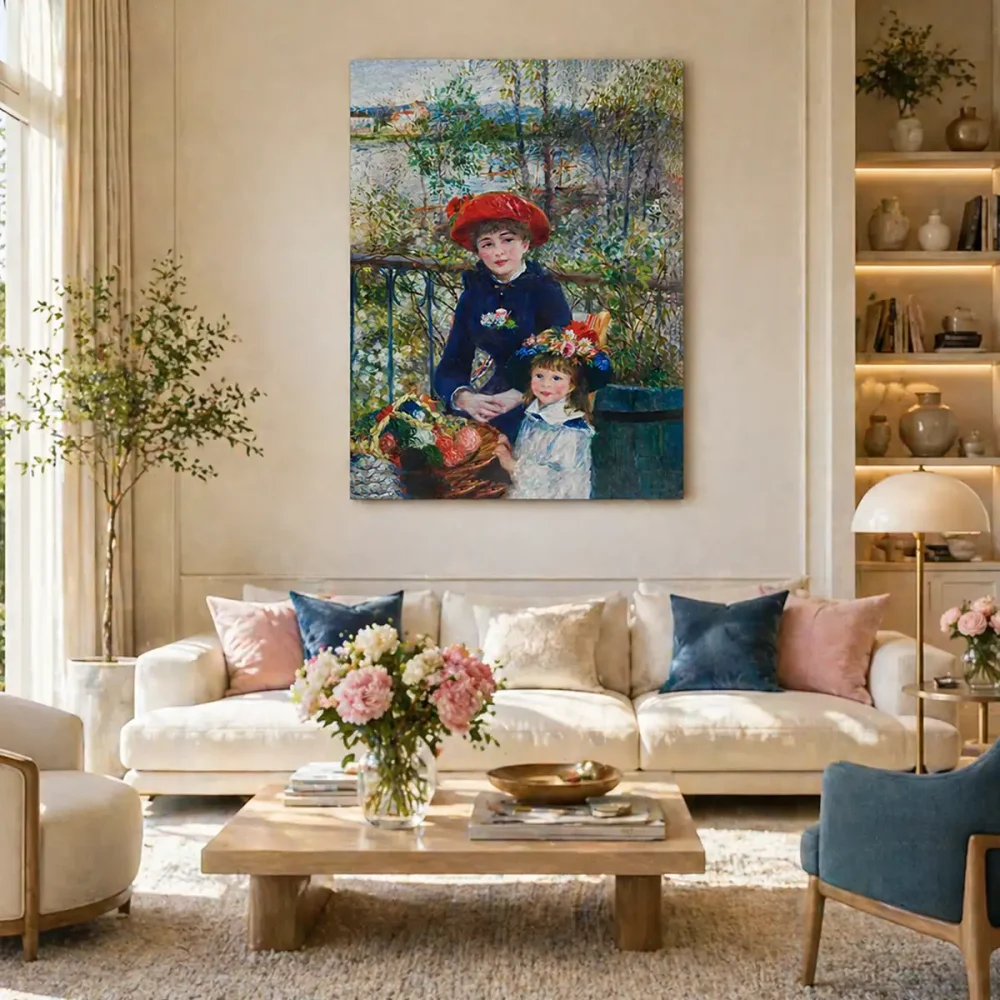 tableau Renoir les deux soeurs tableau Renoir les deux soeurs