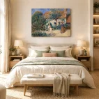 tableau Renoir scène du jardin