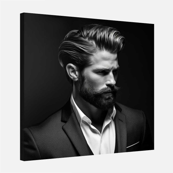 tableau salon de coiffure homme