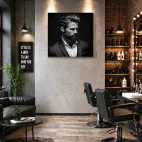 tableau salon de coiffure homme