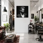 tableau salon de coiffure homme