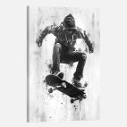 tableau skate noir et blanc