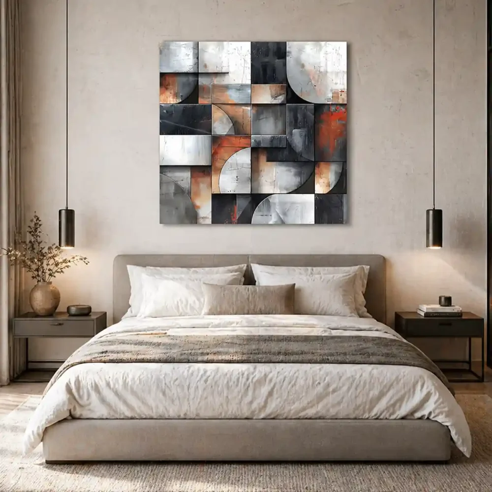 tableau style industriel abstrait tableau style industriel abstrait