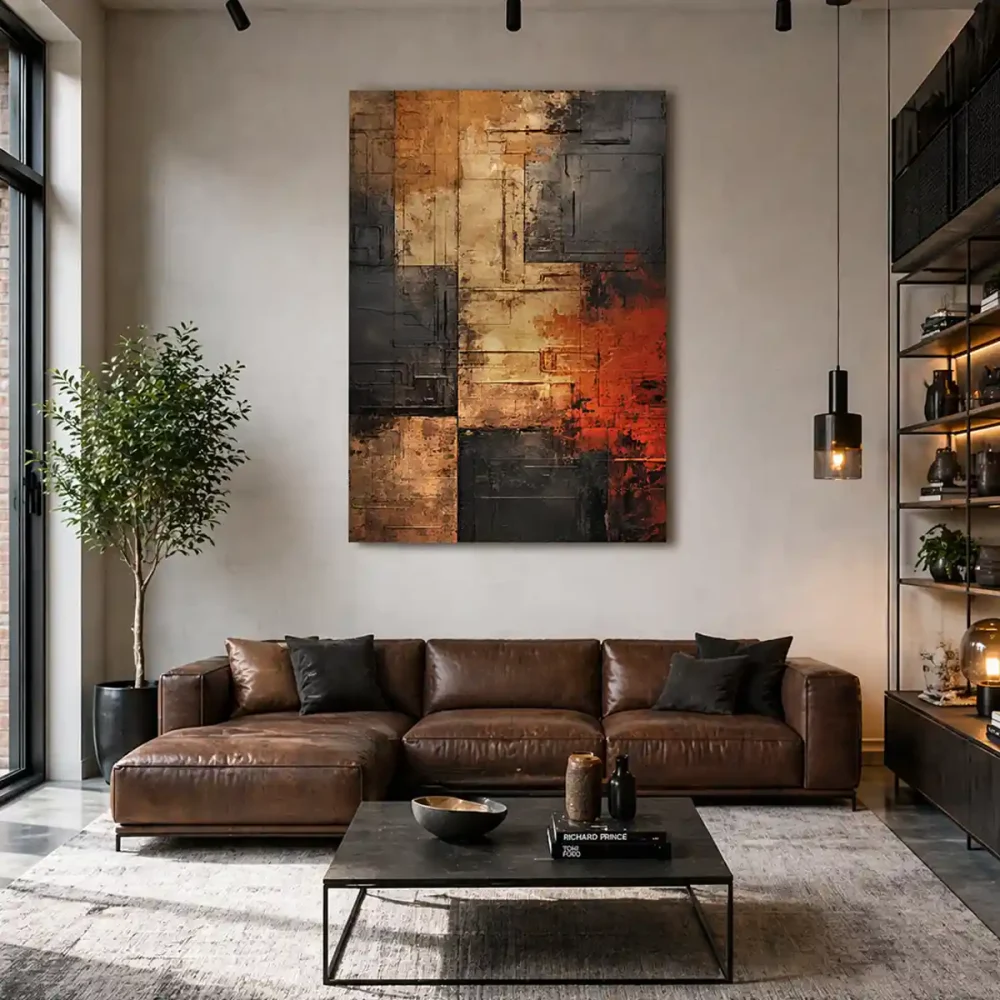 tableau style industriel-effet metal tableau style industriel-effet metal
