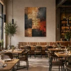 tableau style industriel-effet metal